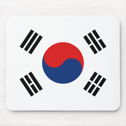 Südkorea Flaggenmousepad Mousepad (Vorne)