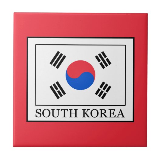 Südkorea Fliese (Vorderseite)