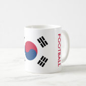 SÜDKOREA FOOTBALL KAFFEETASSE (VorderseiteRechts)