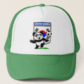 Südkorea Football Panda Truckerkappe (Vorderseite)