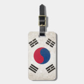 Südkorea Gepäckanhänger (Vorderseite vertikal)