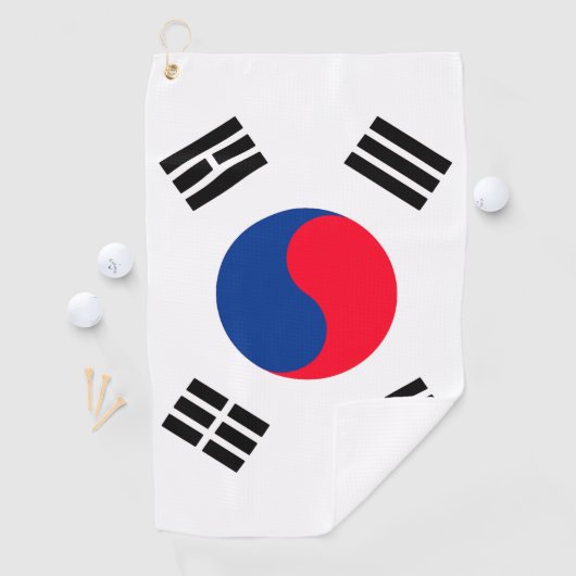 Südkorea Golf Handtuch (Insitu)