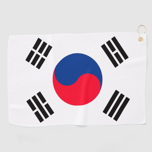 Südkorea Golf Handtuch (Horizontal)