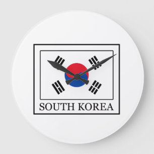 Südkorea Große Wanduhr