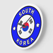 Südkorea Große Wanduhr (Winkel)