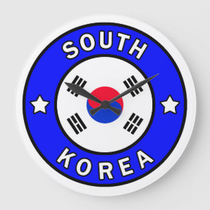 Südkorea Große Wanduhr