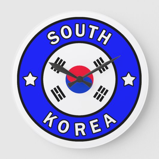 Südkorea Große Wanduhr (Vorderseite)
