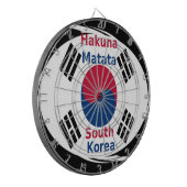 Südkorea Hakuna Matata Art Print/Graphic Dartscheibe (Vorderseite Links)