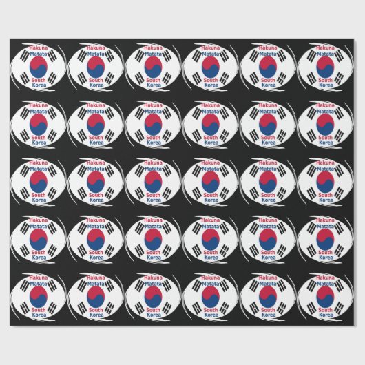 Südkorea Hakuna Matata Art Print/Graphic Geschenkpapier (Flach)