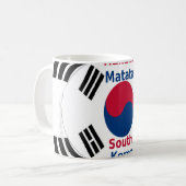 Südkorea Hakuna Matata Art Print/Graphic Kaffeetasse (Vorderseite Links)