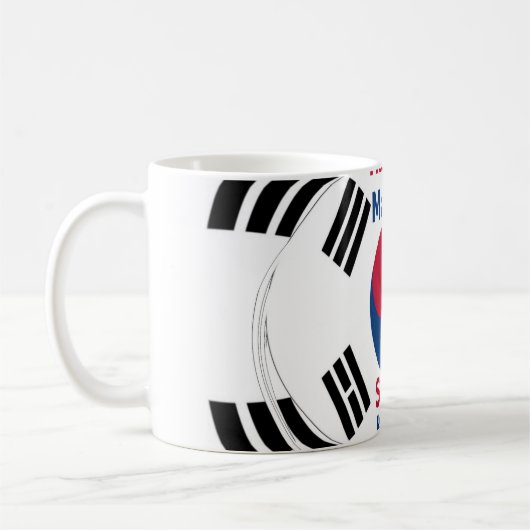 Südkorea Hakuna Matata Art Print/Graphic Kaffeetasse (Links)