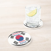 Südkorea Hakuna Matata Art Print/Graphic Sandstein Untersetzer (Seite)