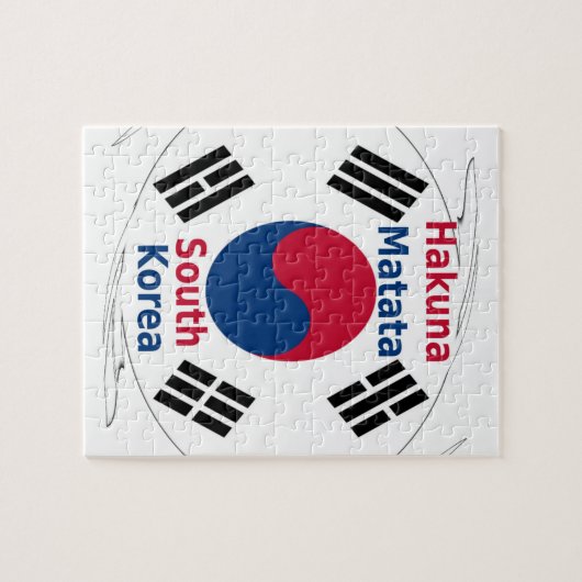 Südkorea Hakuna Matata Puzzle (Horizontal)