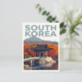 Südkorea Herbstpalast Postkarte (Stehend Vorderseite)