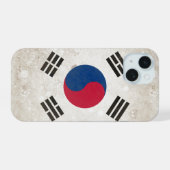 Südkorea iPhone 15 Hülle (Rückseite (Horizontal))