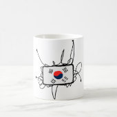 Südkorea Kaffeetasse (Mittel)