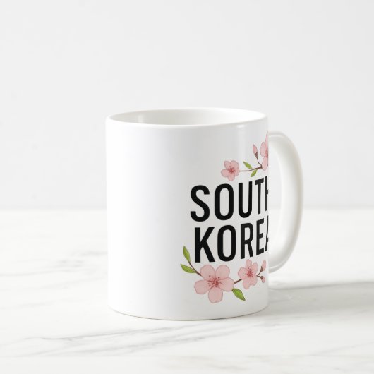 Südkorea Kaffeetasse (VorderseiteRechts)