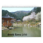 Südkorea-Kalender im Freien 2016 Kalender (Titelbild)