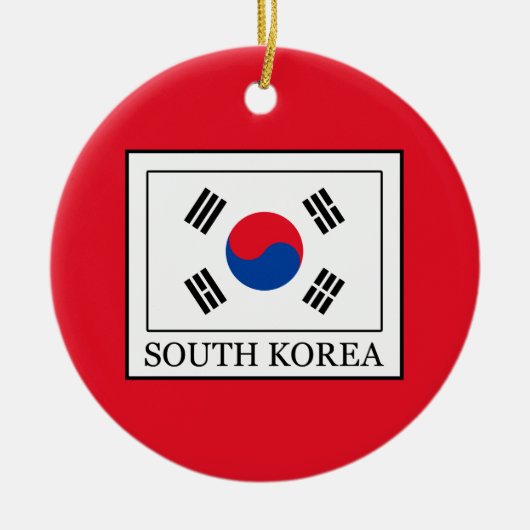 Südkorea Keramik Ornament (Vorne)