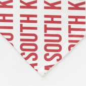 Südkorea - Koreaner - 대한민국 Fleecedecke (Ecke)