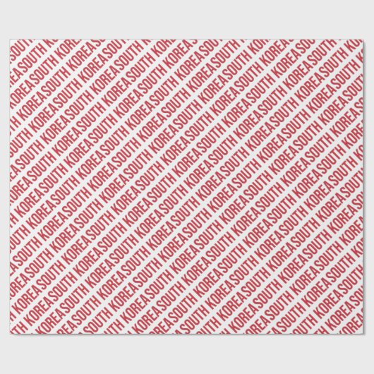 Südkorea - Koreaner - 대한민국 Geschenkpapier (Flach)