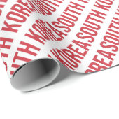 Südkorea - Koreaner - 대한민국 Geschenkpapier (Rolleneckpunkt)