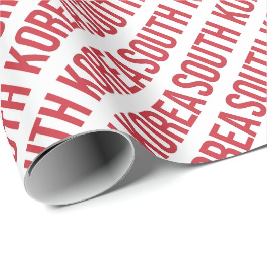 Südkorea - Koreaner - 대한민국 Geschenkpapier (Rolleneckpunkt)