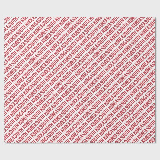Südkorea - Koreaner - 대한민국 Geschenkpapier (Flach)