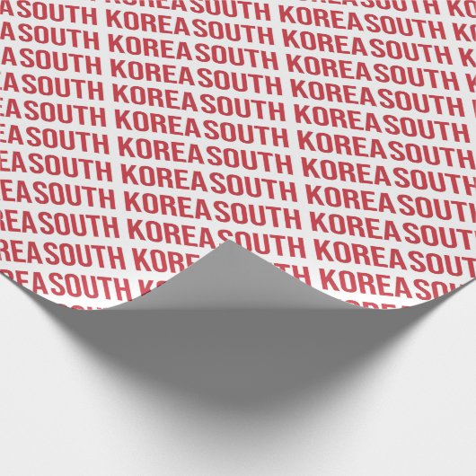 Südkorea - Koreaner - 대한민국 Geschenkpapier (Ecke)