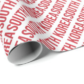 Südkorea - Koreaner - 대한민국 Geschenkpapier (Rolleneckpunkt)