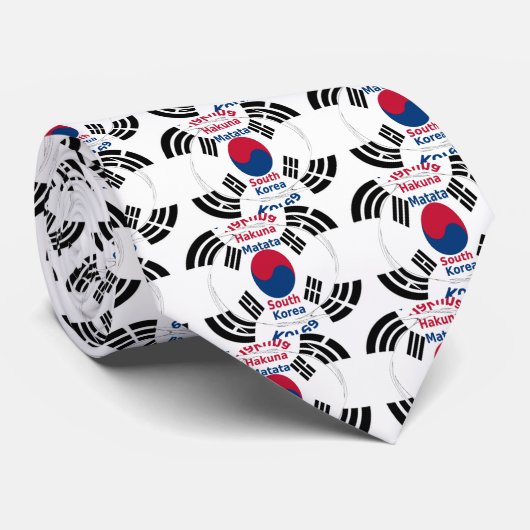 Südkorea Krawatte (Gerollt)