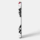 Südkorea - Landesfarben für Flaggen Art Print/Grap Case-Mate iPhone Hülle (Rückseite / Links)