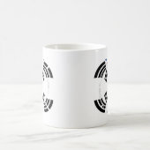 Südkorea - Landesfarben für Flaggen Art Print/Grap Kaffeetasse (Mittel)