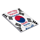 Südkorea - Landesfarben für Flaggen Art Print/Grap Notizblock (Rechte Seite)