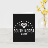 Südkorea #libre Südkorea Pride Korean Patrio Karte (Gelbe Blume)