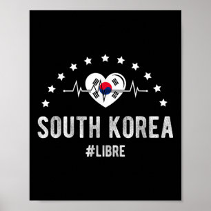 Südkorea #libre Südkorea Pride Koreanischer Patrio Poster
