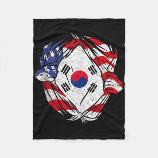 Südkorea Liebe Südkorea Stolz Koreanischer Patriot Fleecedecke