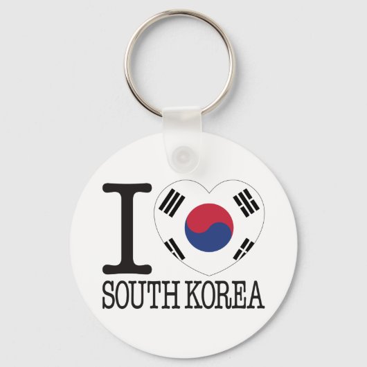 Südkorea Liebe v2 Schlüsselanhänger (Vorderseite)