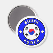 Südkorea Magnet (Vorderseite/Rückseite)