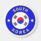 Südkorea Magnet (Vorne)