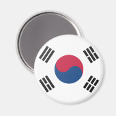 Südkorea Magnet (Vorderseite/Rückseite)