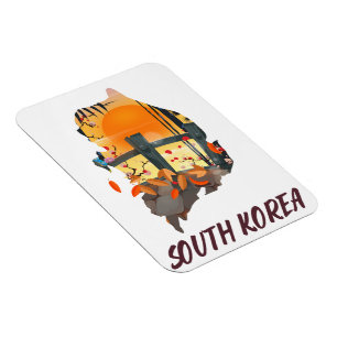 Südkorea Magnet