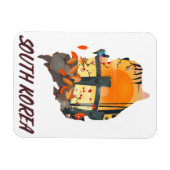 Südkorea Magnet (Horizontal)