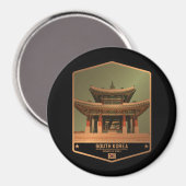 Südkorea Magnet (Vorderseite/Rückseite)