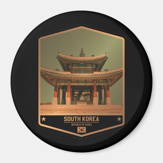 Südkorea Magnet (Vorne)