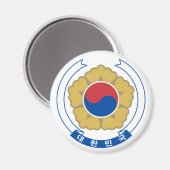 Südkorea Magnet (Vorderseite/Rückseite)
