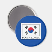 Südkorea Magnet (Vorderseite/Rückseite)