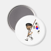 Südkorea Magnet (Vorderseite/Rückseite)