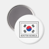 Südkorea Magnet (Vorderseite/Rückseite)