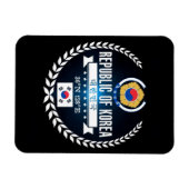 Südkorea Magnet (Horizontal)